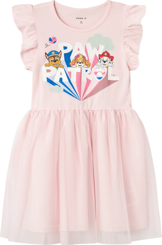 Kjole - NmfPasdina - PawPatrol - Parfait Pink m. Glitter - - 3 år (98) - Kjole
