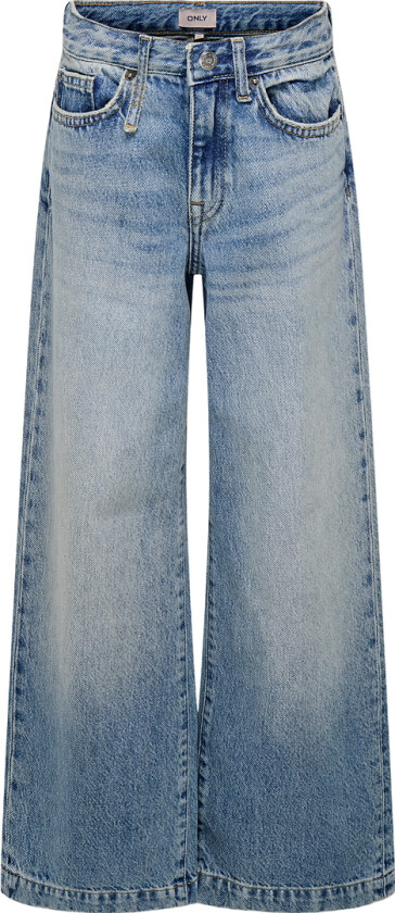 Jeans - KogBroome - Bred - Medium+ Blue Denim - - 10 år (140) - Jeans