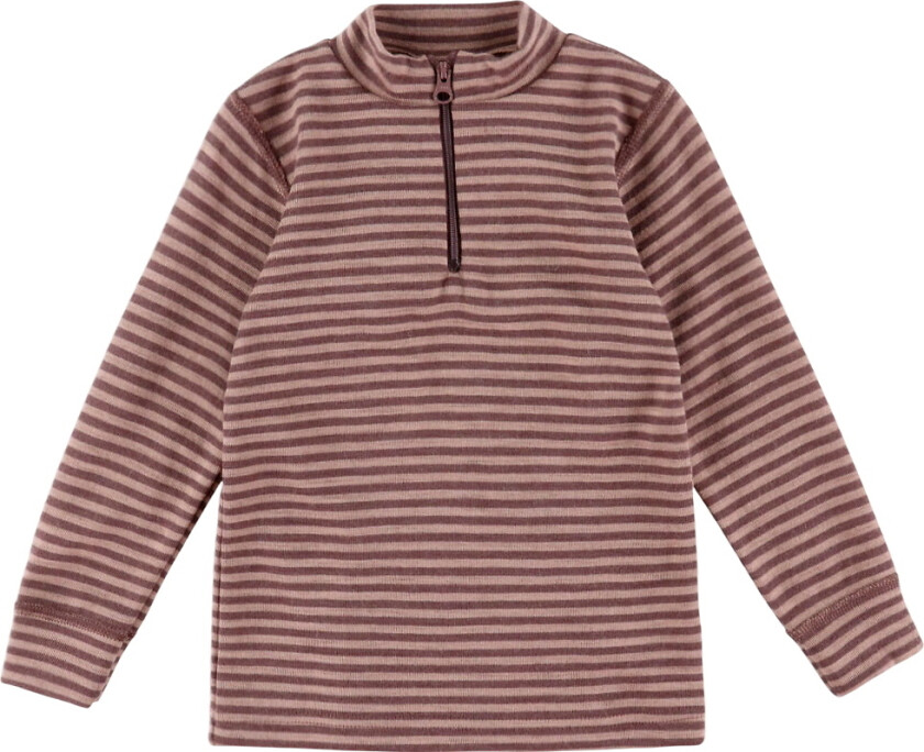 Genser - Ull - Rose m. Striper - - 120 - Genser