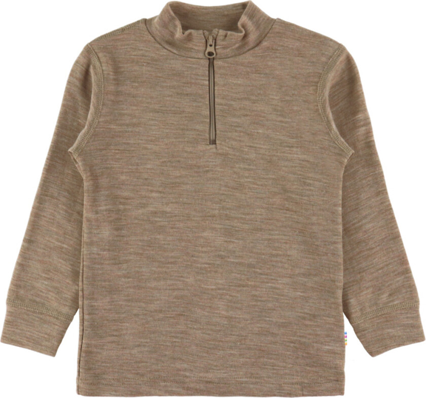 Genser - Ull/Silke - Beige Melange - - 140 - Genser