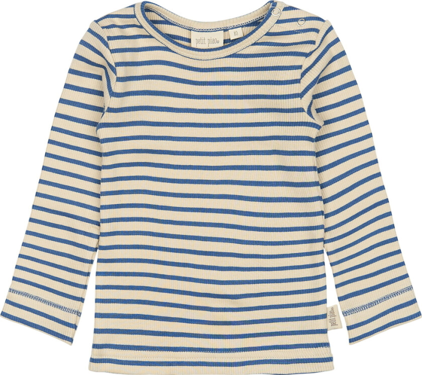 Genser - Rib - Modal - Sant Navy/Off White - - 7 år (122) - Genser