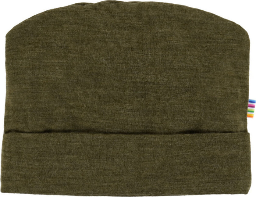 Lue - Ull - 2-lags - Mose Grønn - - 37 cm - Lue