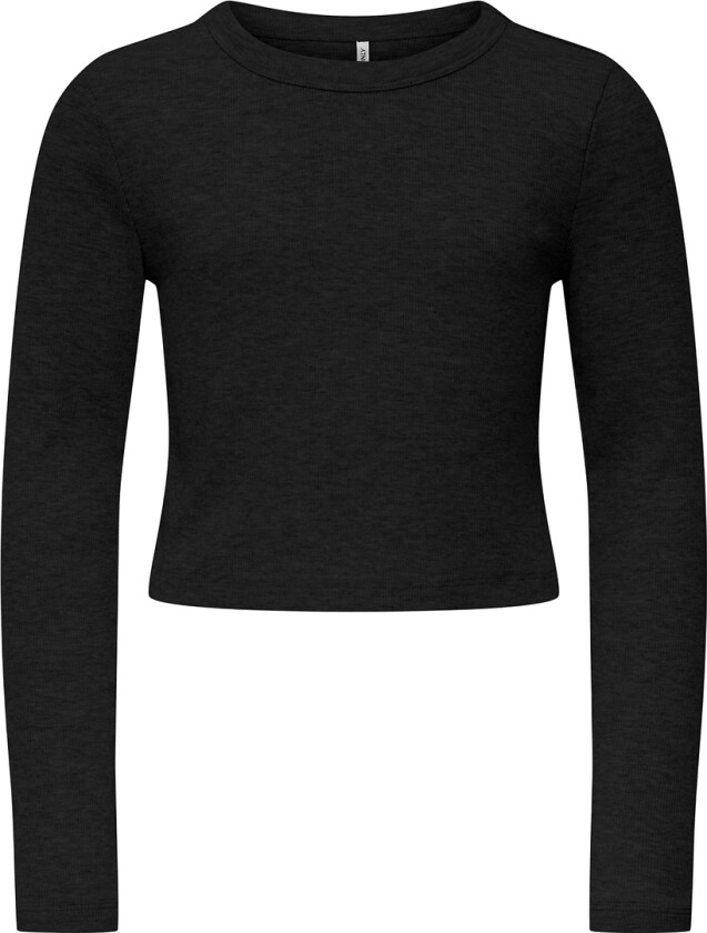 Genser - KogBina - Rib - Svart - - 9-10 år (134-140) - Genser