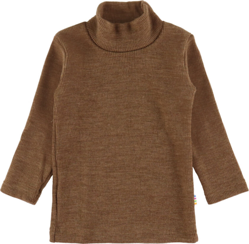 Genser - Rib - Ull - Varm Brun - - 120 - Genser