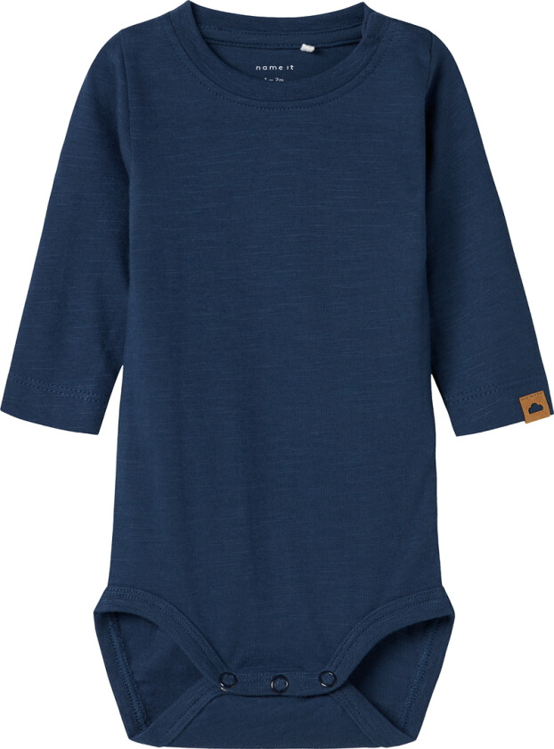 Body I/e - Bomull/Modal - NbmNowel - Insignier Blue - - 68 - Langermet Body