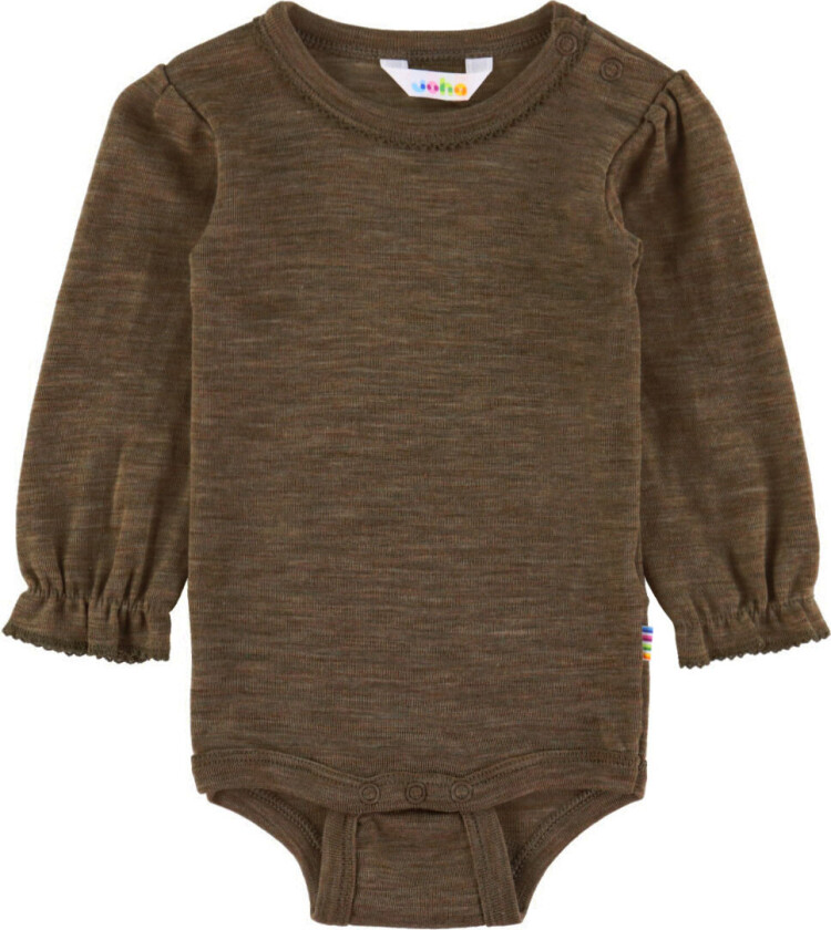 Body I/e - Ull/Silke - Brun Melert - - 50 - Langermet Body