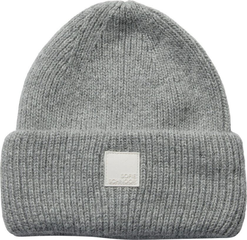 Lue - Strikk - Hannah - Grå Melert - - OneSize - Lue