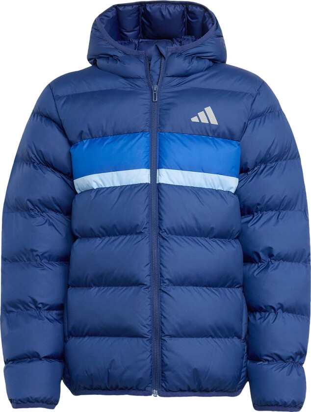 Polstret Jakke - Dark Blue/Royal Blue/Glow Bl - - 10 år (140) - Dunjakke