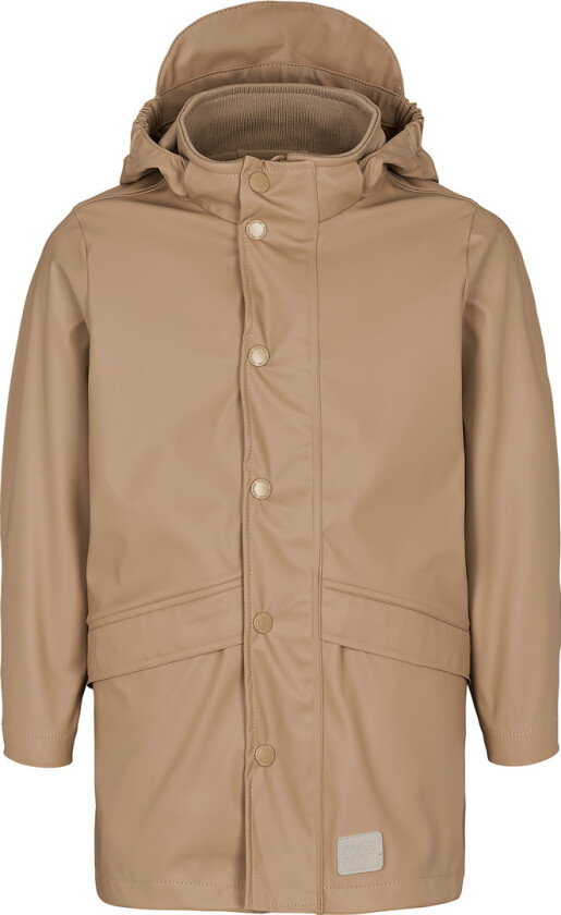 Regnjakke - PU - Oktober - Sepia Brown - - 6-7 år (116-122) - Regnjakke