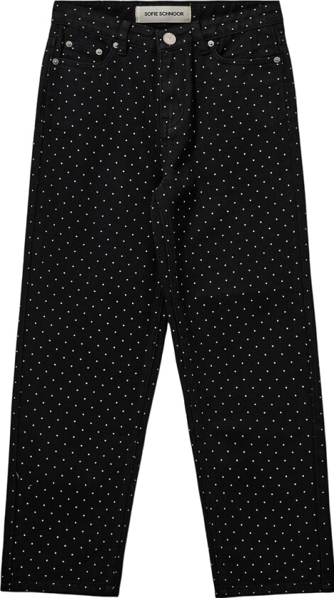 Jeans - Denim - Svart m. Prikker - - 16 år (176) - Jeans