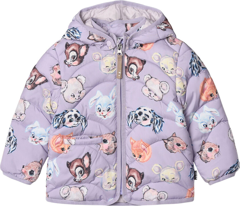 Polstret Jakke - Harmony - Lillebitte Purple - - 2 år (92) - Dunjakke
