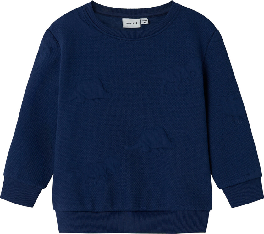 Collegegenser - NmmNolan - Blåkopi - - 4 år (104) - Collegegenser