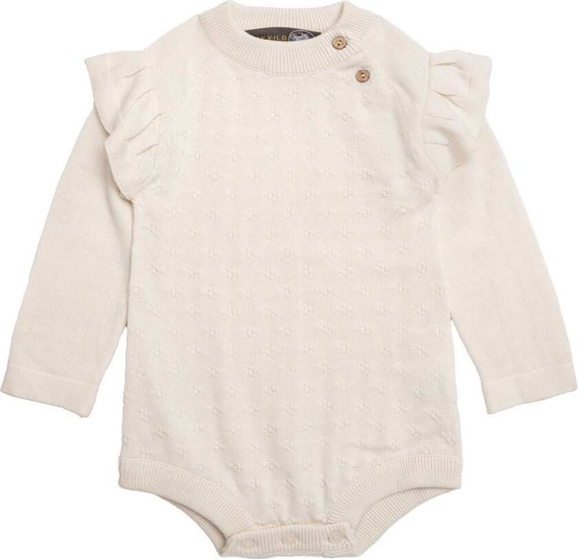 Bilde av Body I/e - Strikk - Lucy - Ivory - - 68 - Langermet Body