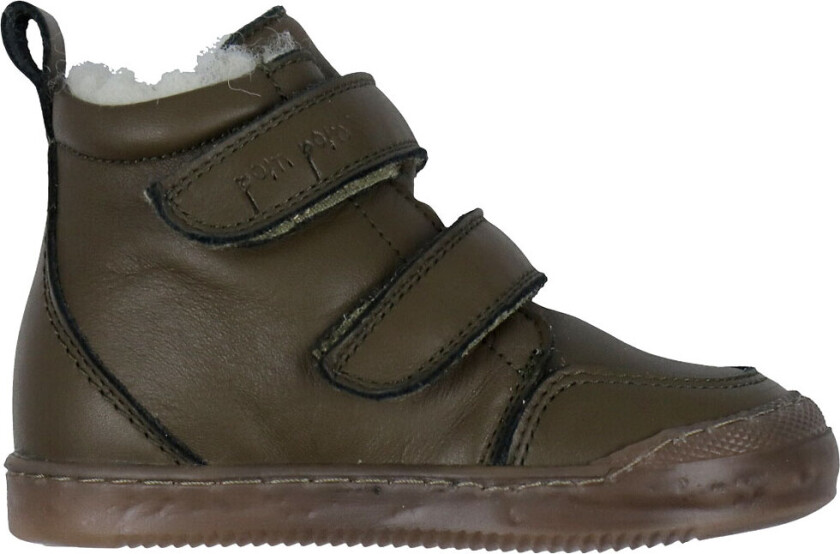 Vintersko - Sneaker Wool Rumpe - Dark Green - - 21 - Vinterstøvler