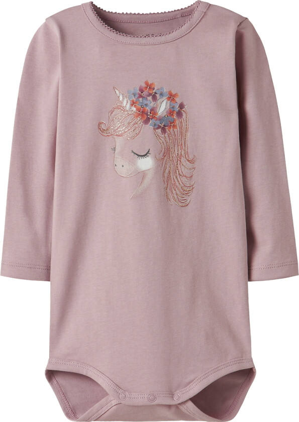Bilde av Body I/e - NbfNicorn - Polert Lilac - - 62 - Langermet Body