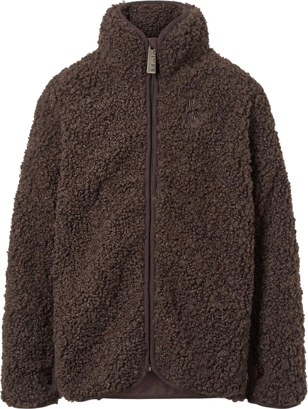 Fleecejakke - Teddy - Ulan - Dark Cocoa - - 14 år (164) - Fleecejakke