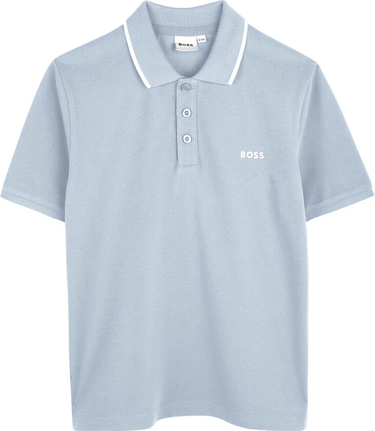 Polo - Lyseblå m. Hvit - - 14 år (164) - Polo