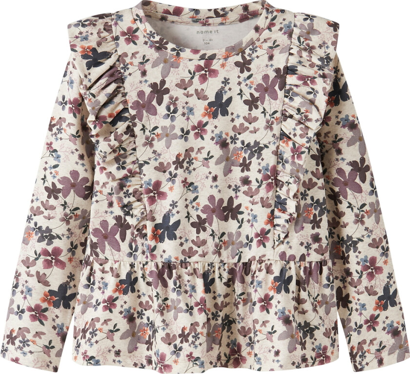 Genser - NmfNaline - Peyote Melange - - 3 år (98) - Genser