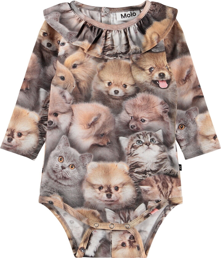 Body I/e - Freya - Lokkete og fluffy - - 1 år (80) - Langermet Body