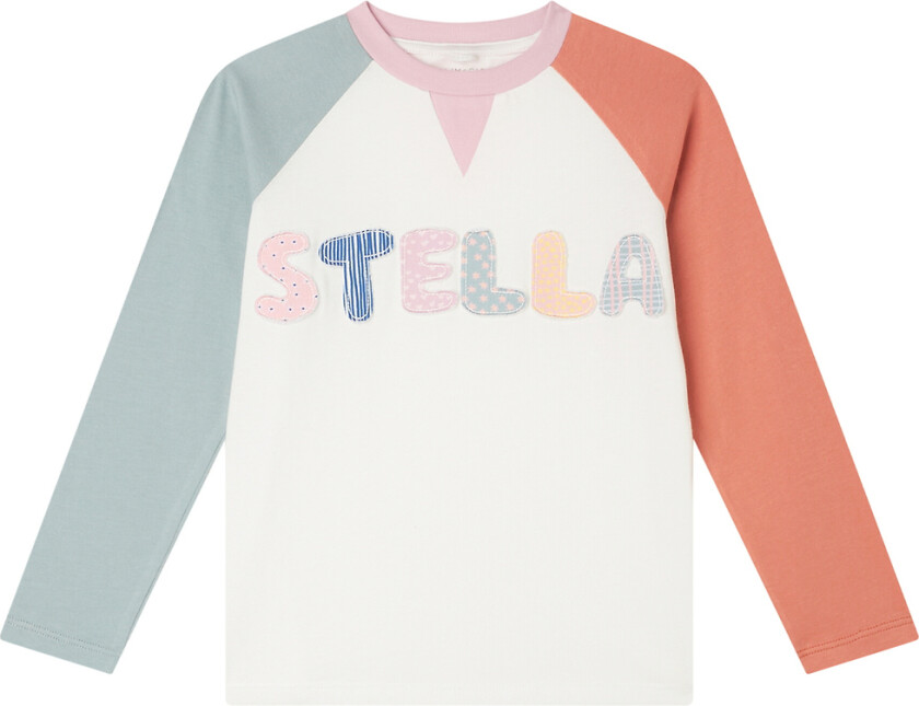 Genser - Hvit m. Pastel - - 6 år (116) - Genser