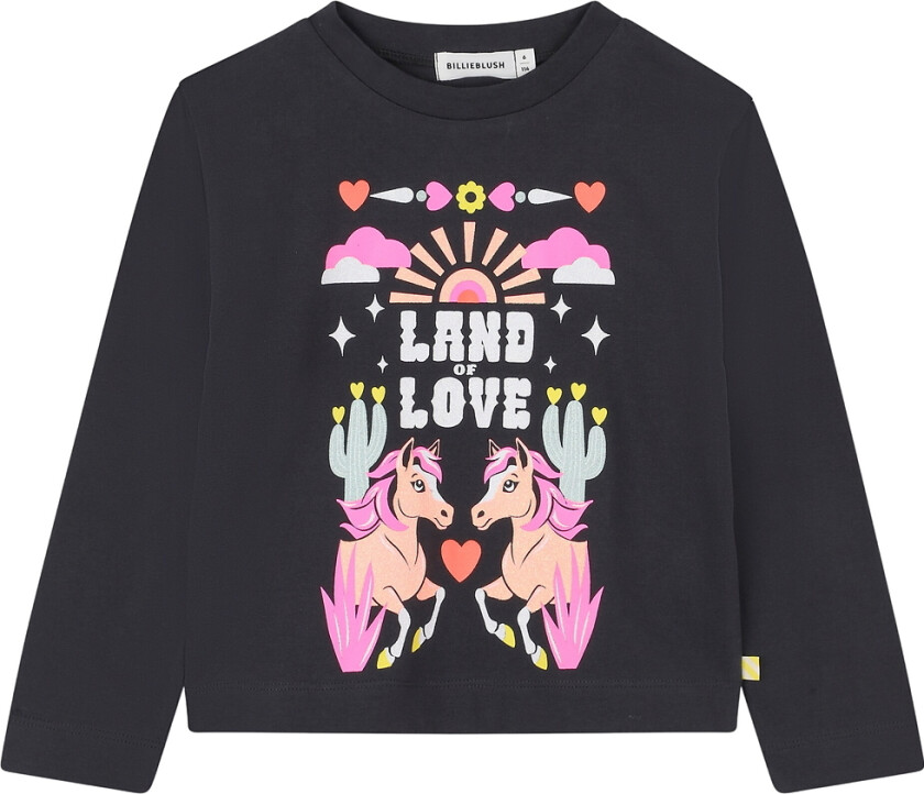 Genser - Svart m. Trykk - - 10 år (140) - Genser