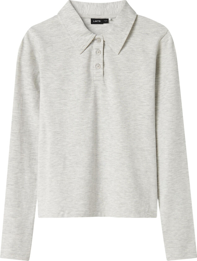 Polo - NlfNilja - Light Grey Melange - - 9-10 år (134-140) - Polo