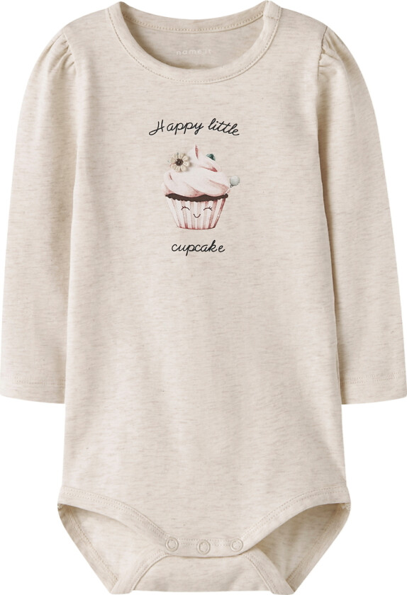 Body I/e - NbfNucake - Peyote Melange m. Trykk - - 68 - Langermet Body