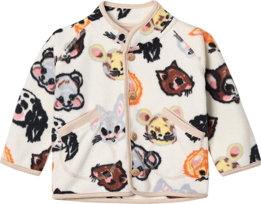 Fleecejakke - Uli - Lillebitt Vanilla - - 3 år (98) - Fleecejakke