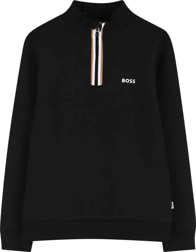 Genser m. Glidelås - Svart - - 12 år (152) - Genser