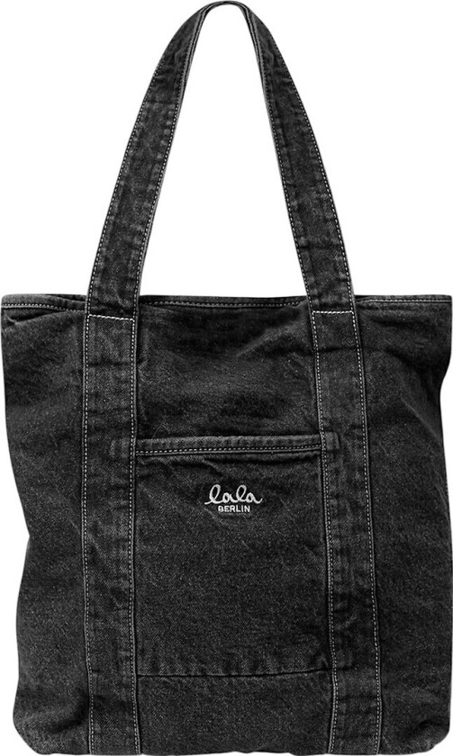 Shopper - Carmela - Denim Vasket Black - - OneSize - Veske