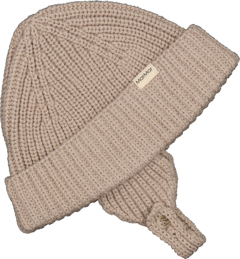 Hjelmlue - Bomull/Ull - Ala - Oyster Grey - - 56/62 - Lue