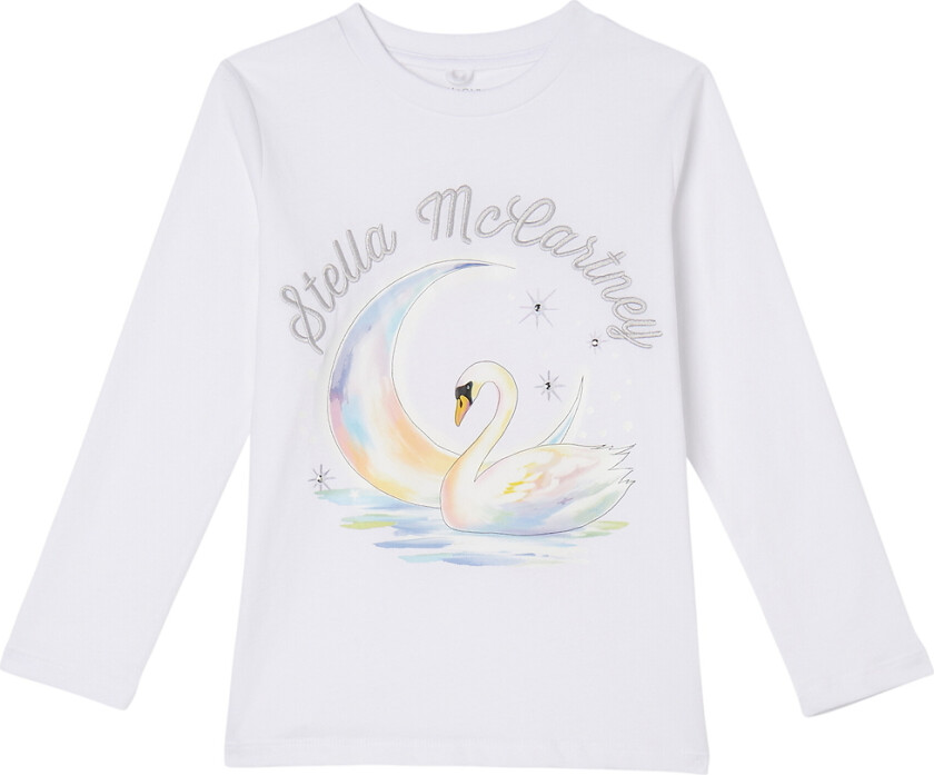 Genser - Hvit m. Svanen - - 4 år (104) - Genser