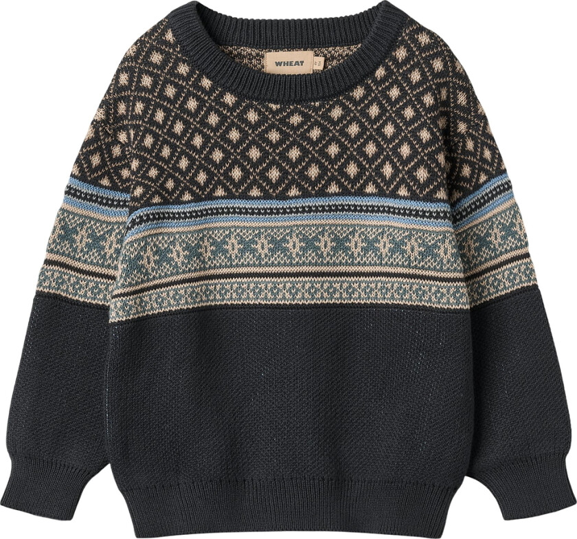 Genser - Strikk - Julius - Navy - - 5 år (110) - Genser