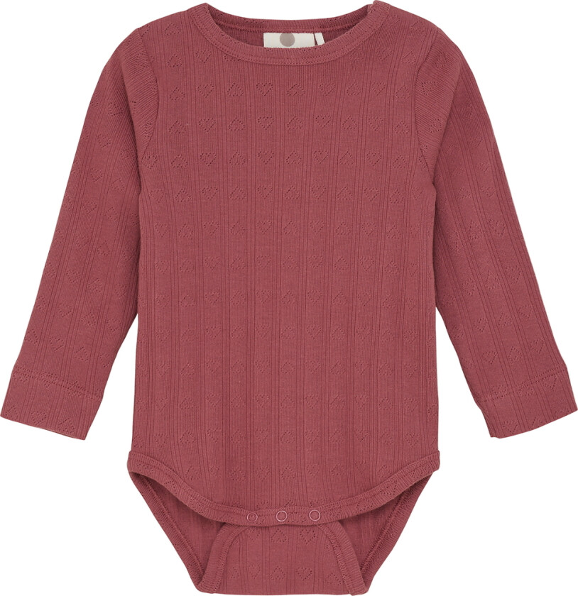 Body I/e - Roan Rouge m. Hullmønster - - 1 år (80) - Langermet Body