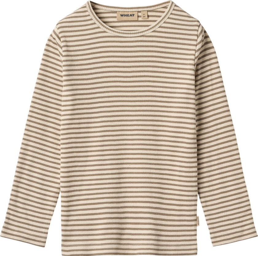 Genser - Rib - Oppgang - Stone Stripe - - 8 år (128) - Genser