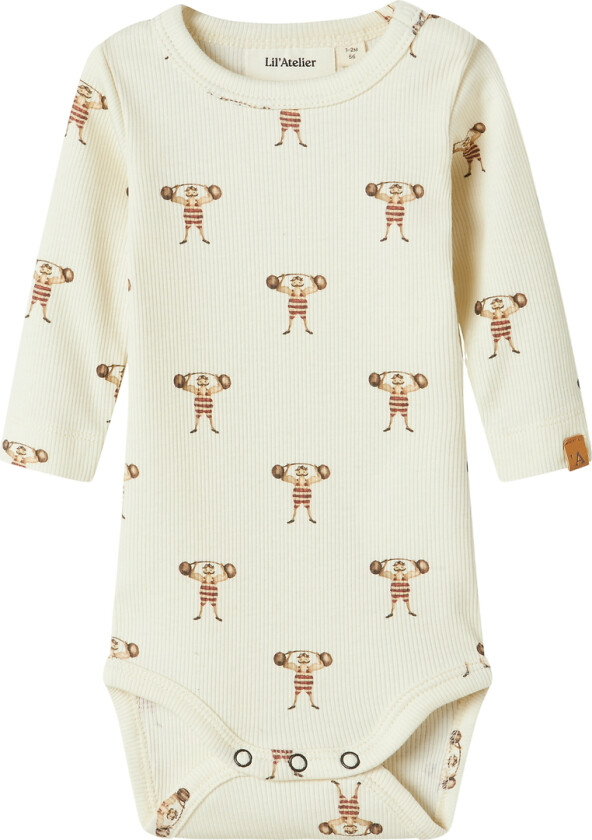 Lil' Atelier Body I/e - Rib - NbmLavo - Turtledove/Strong MAN - Lil Atelier - 68 - Langermet Body