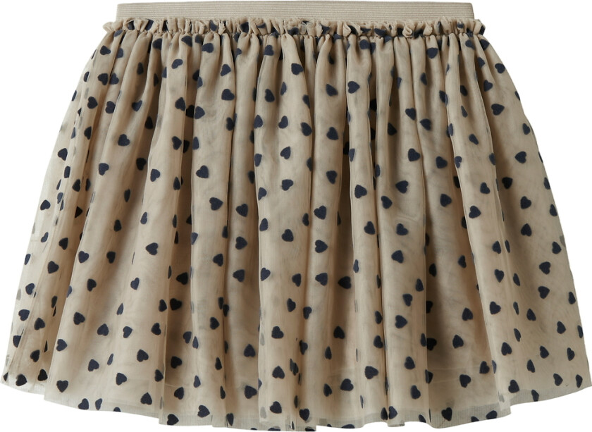 Skjørt - Tyll - NmfNea - Islandsk fossil m. Hjerter - - 3 år (98) - Skjørt