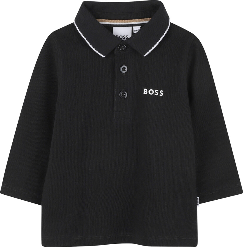 Poloskjorte - Svart - - 9 md - Polo