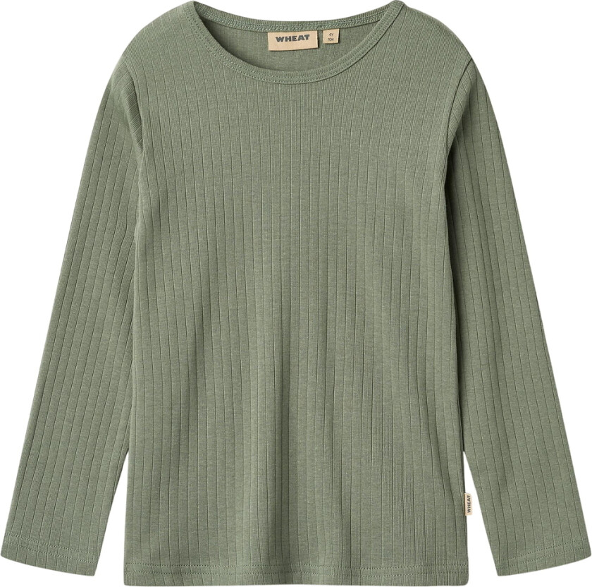 Genser - Rib - Stig opp - Dusty Green - - 3 år (98) - Genser