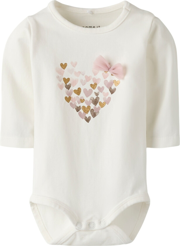 Body I/e - NbfNiva - Cloud Danser m. Trykk - - 68 - Langermet Body