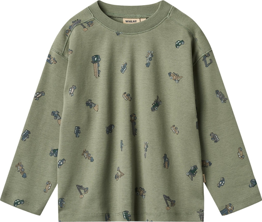 Genser - Malthe - Dusty Green Cars - - 5 år (110) - Genser