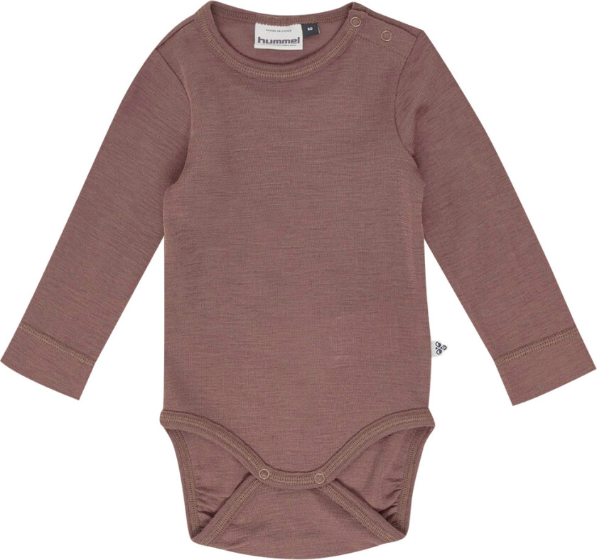 Body I/e - HmlMini - Ull - Twilight Mauve - - 3 år (98) - Langermet Body