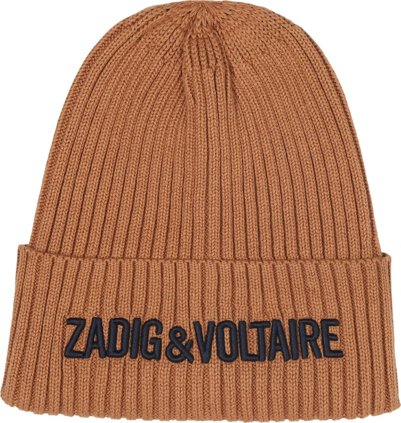 Lue - Strikk - Sand - - 56 cm - Lue