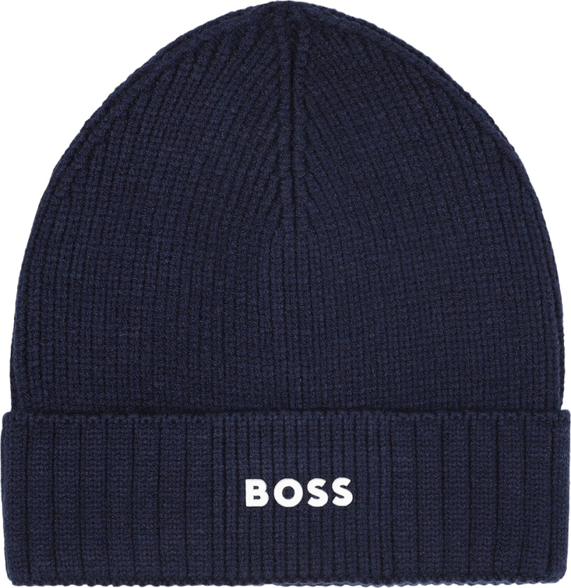 Lue - Strikk - Navy - - 54 cm - Lue