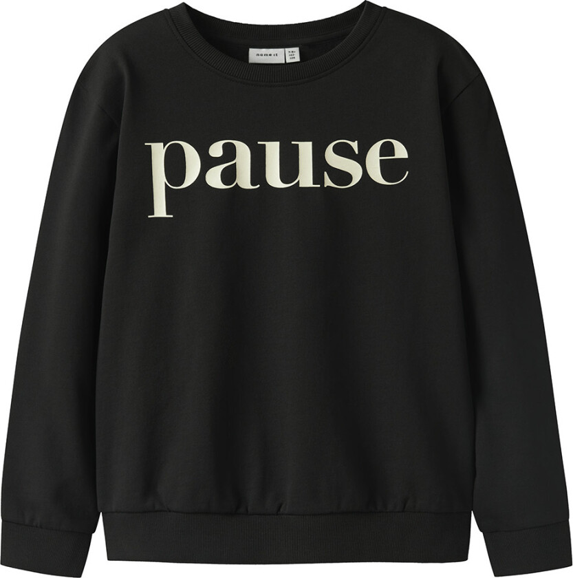 Collegegenser - NkfNoriana - Svart m. Trykk - - 7-8 år (122-128) - Collegegenser