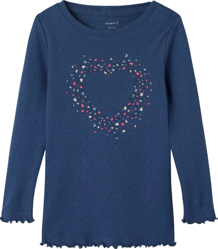 Genser - NmfNimma - Blue Indigo - - 6 år (116) - Genser