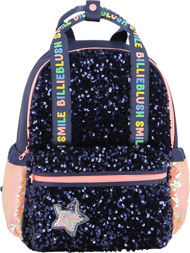 Ryggsekk - Navy m. Palietter - - OneSize - Ryggsekk