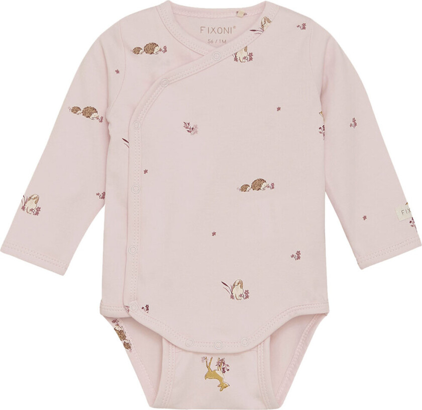 Omslagsbody I/e - Mauve Kritt - - 56 - Langermet Body