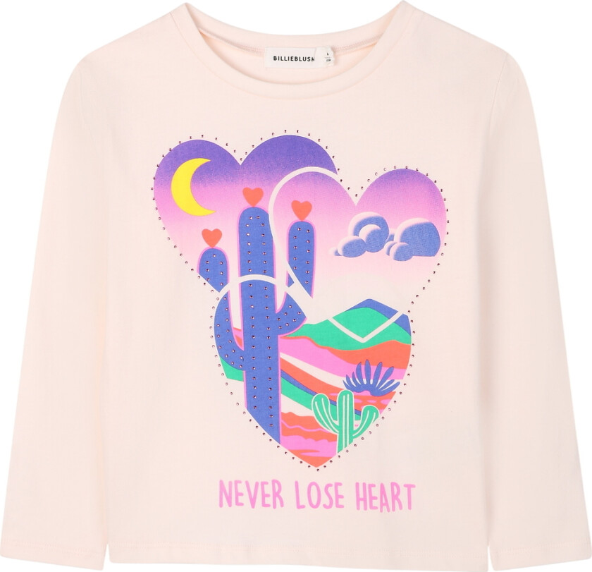 Genser - Rosa Mot m. Paljetter - - 5 år (110) - Genser