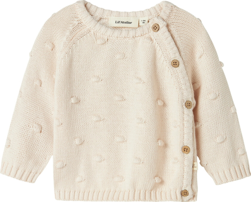 Lil' Atelier Genser - Strikk - NbfGable - Pastel Pergament - Lil Atelier - 56 - Genser